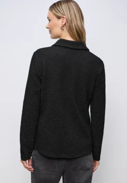 Glinsterende jacquard blazer