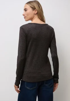 Glitterend shirt met lange mouwen