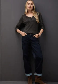 Glitterend shirt met lange mouwen