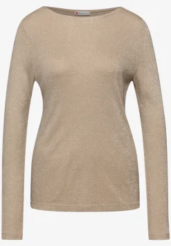 Glitterend shirt met lange mouwen