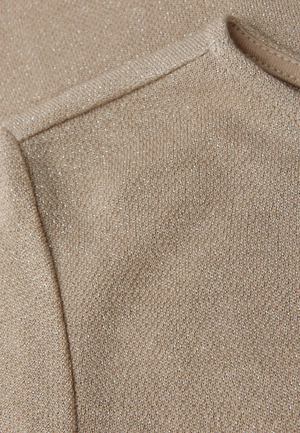 Glitterend shirt met lange mouwen
