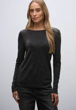 Glitterend shirt met lange mouwen