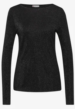 Glitterend shirt met lange mouwen