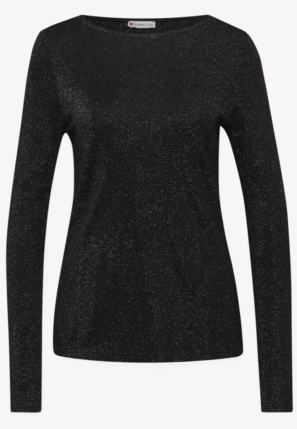 Glitterend shirt met lange mouwen
