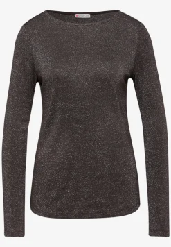 Glitterend shirt met lange mouwen
