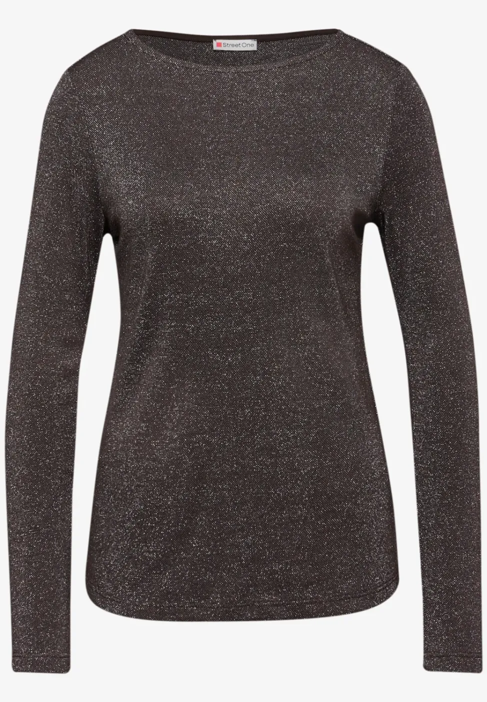 Glitterend shirt met lange mouwen