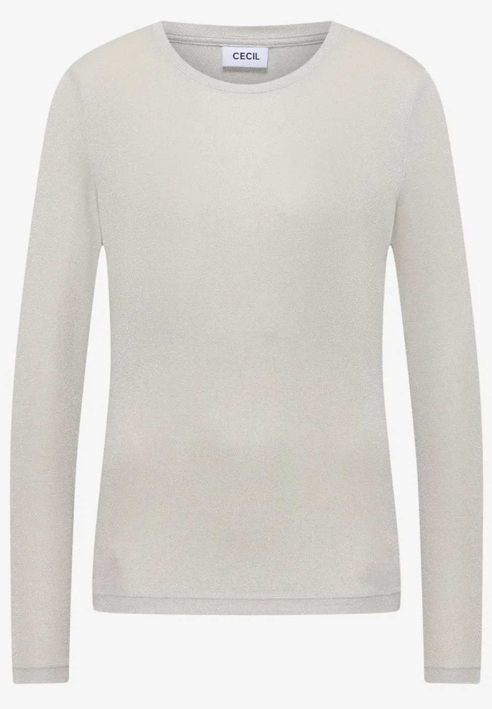 Glitterend shirt van jersey
