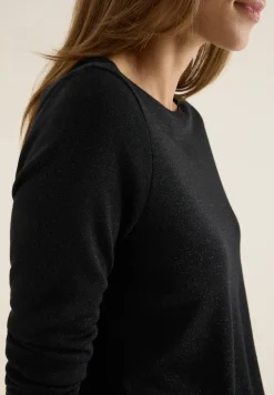 Glitterend shirt van jersey