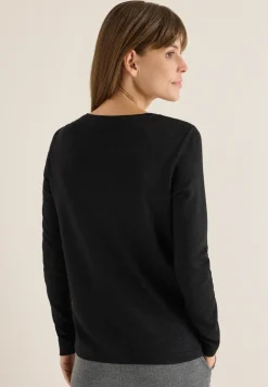 Glitterend shirt van jersey