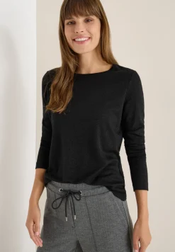 Glitterend shirt van jersey