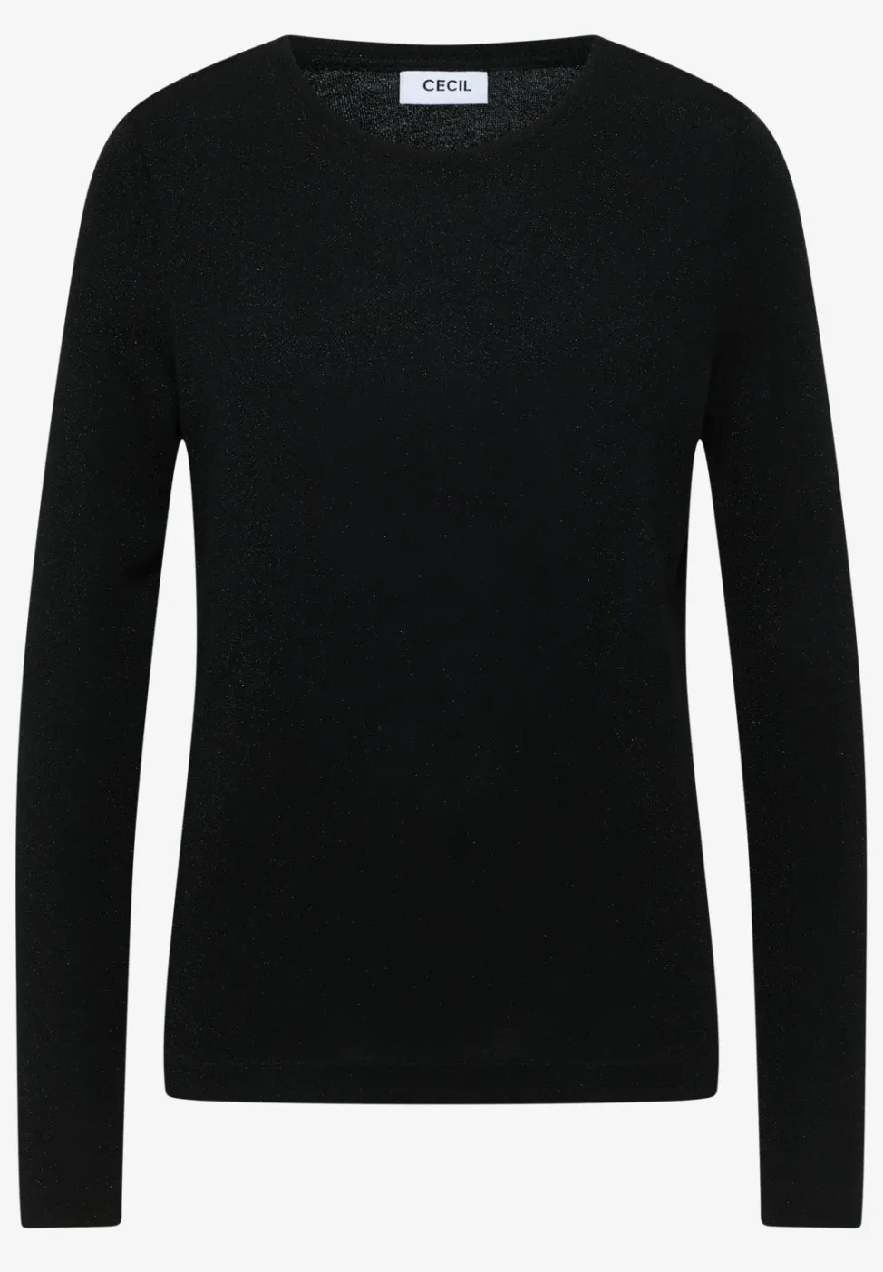Glitterend shirt van jersey