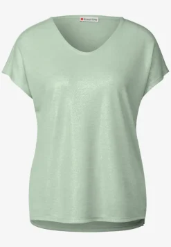 Glitterend V-hals Shirt