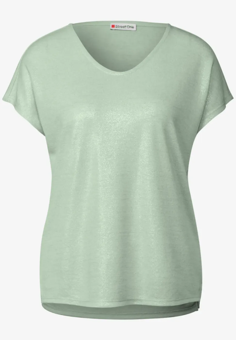 Glitterend V-hals Shirt