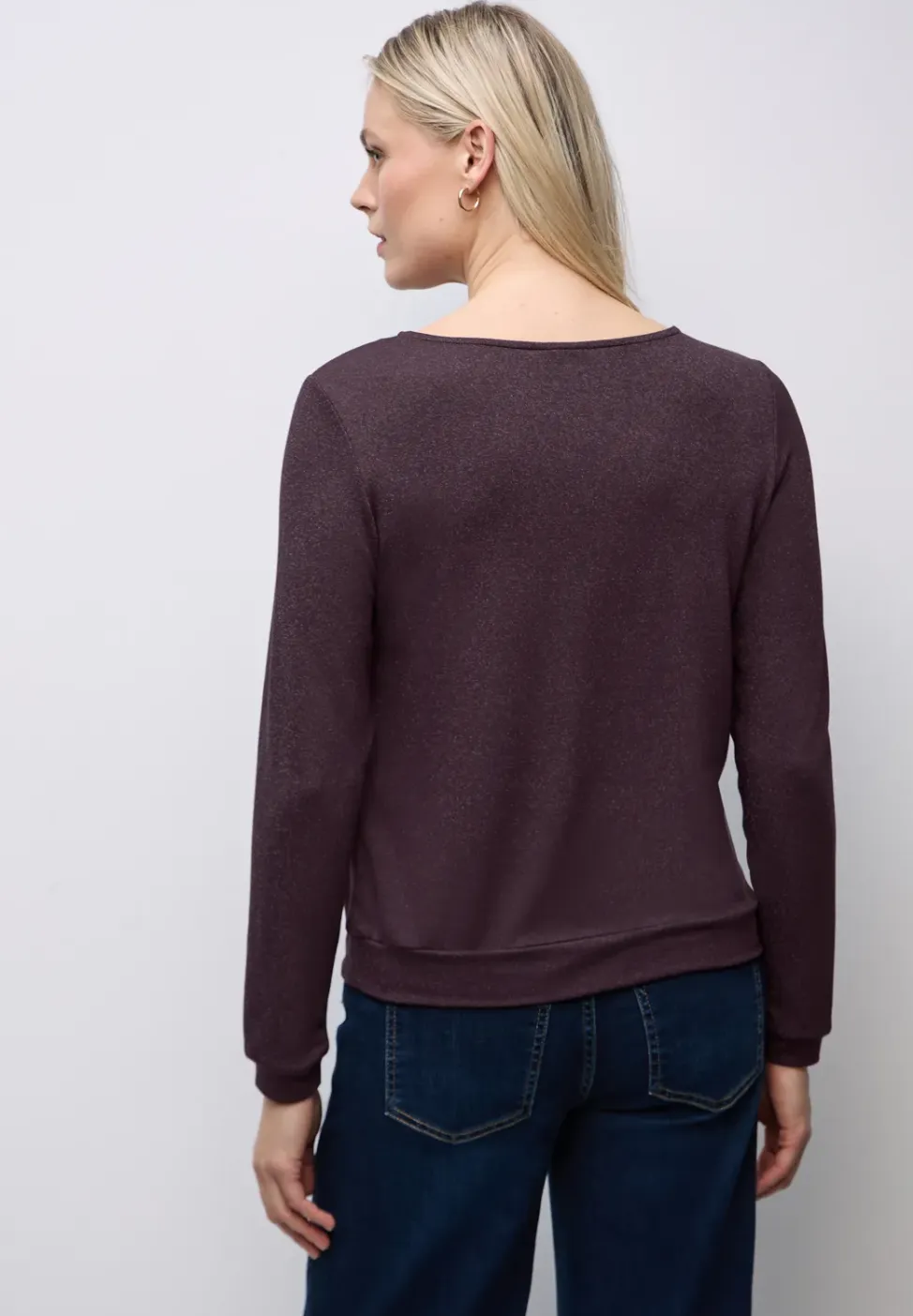 Glitter gebreid shirt