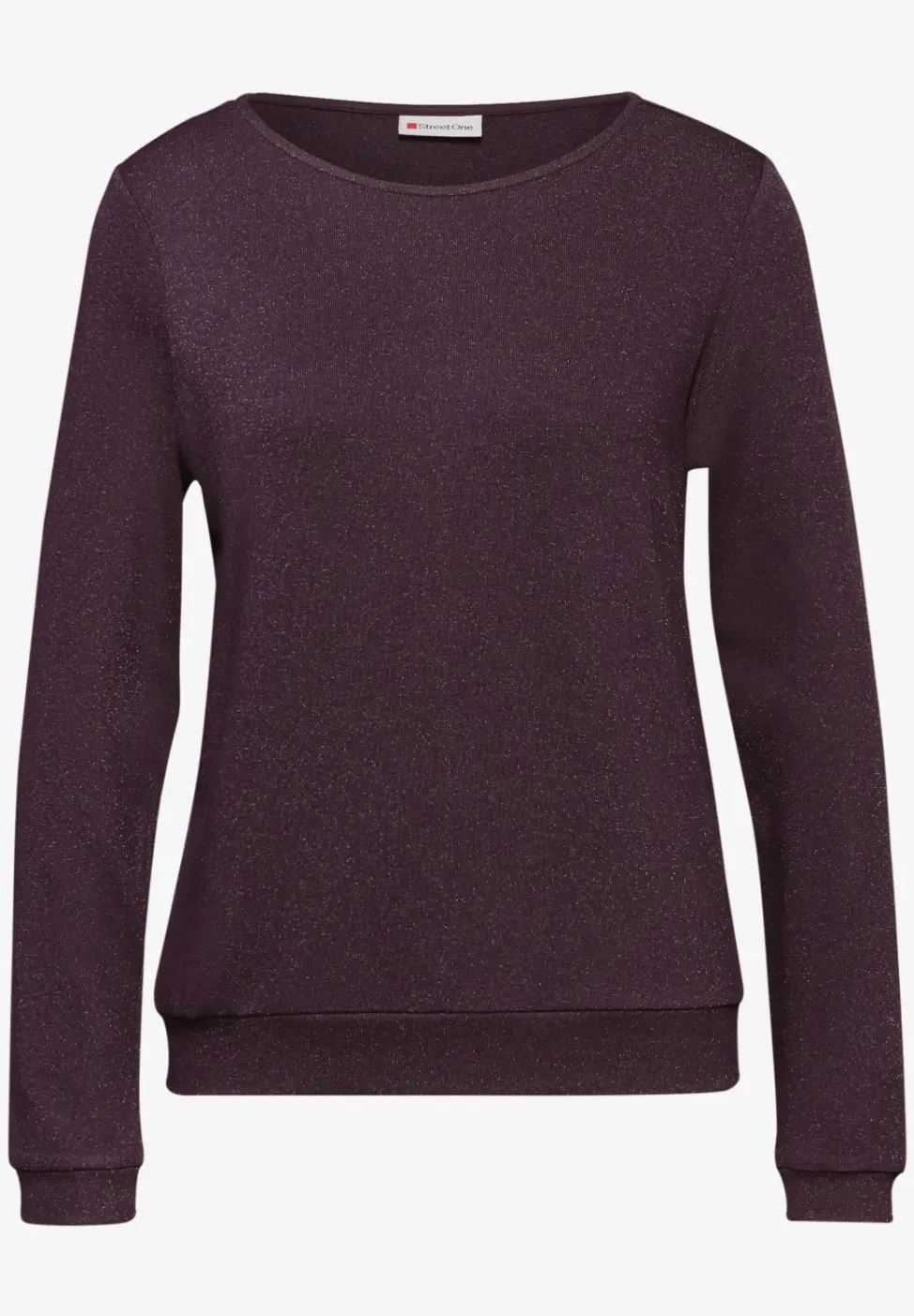 Glitter gebreid shirt