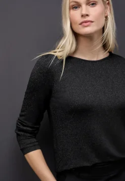 Glitter gebreid shirt