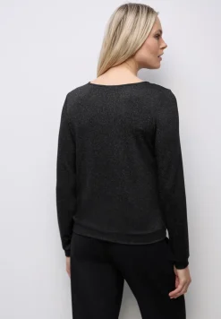 Glitter gebreid shirt