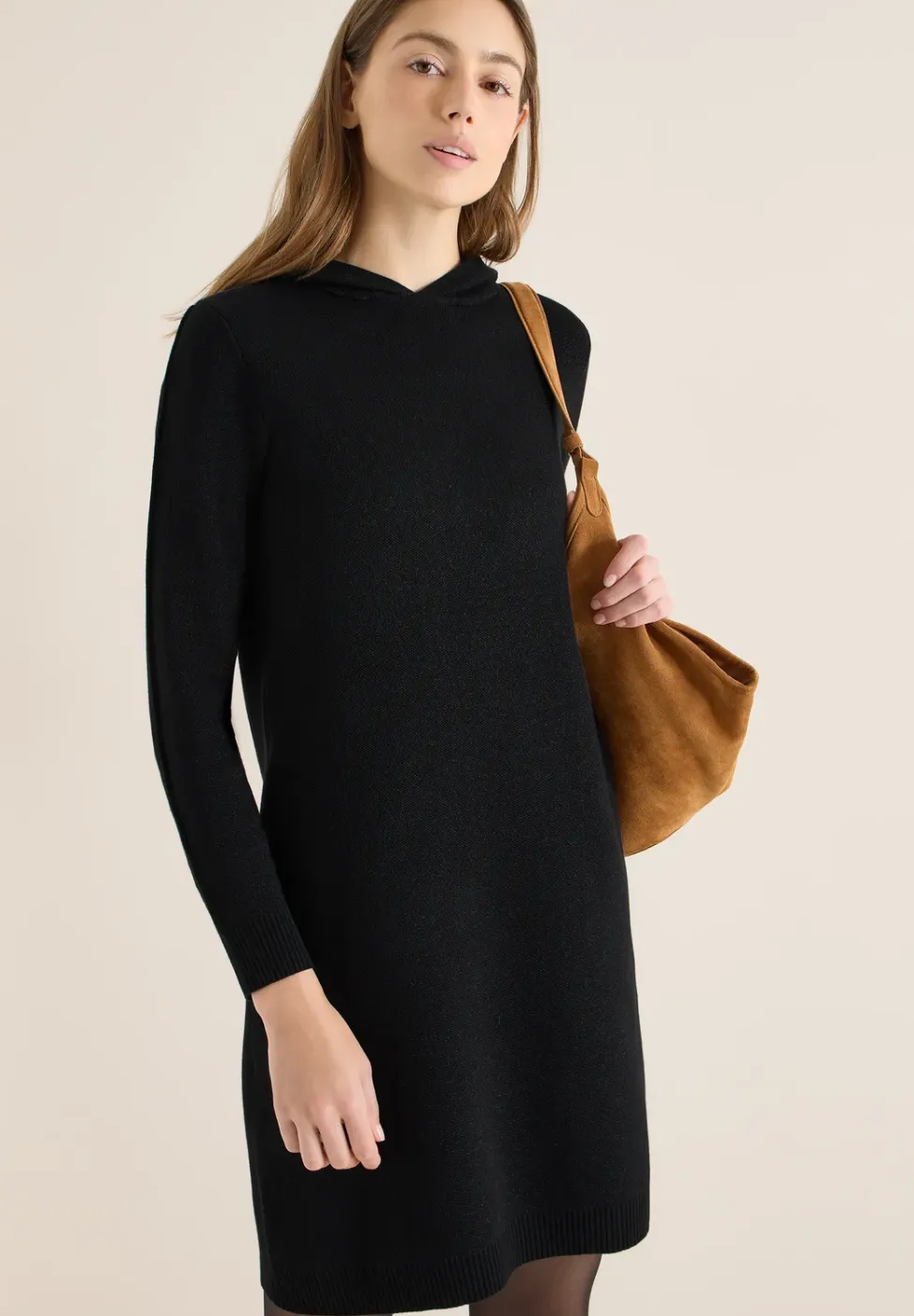 Glitterjurk met capuchon