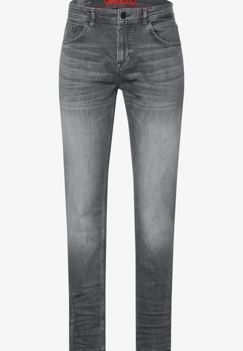Grijze regular fit jeans