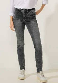 Grijze slim fit jeans