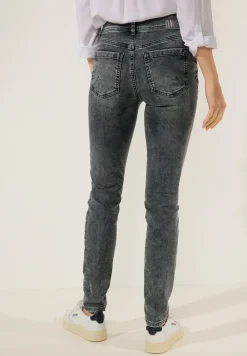 Grijze slim fit jeans