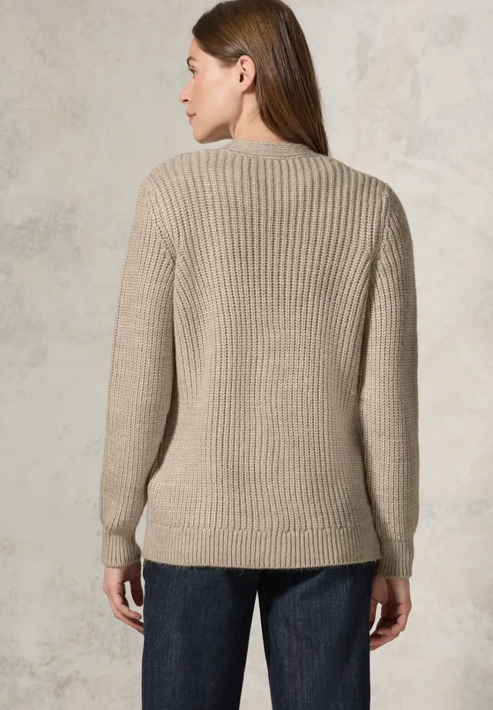 Grof gebreid vest
