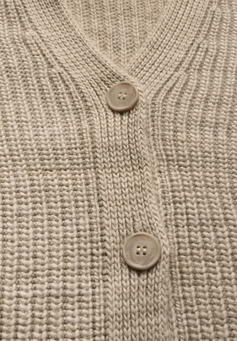 Grof gebreid vest