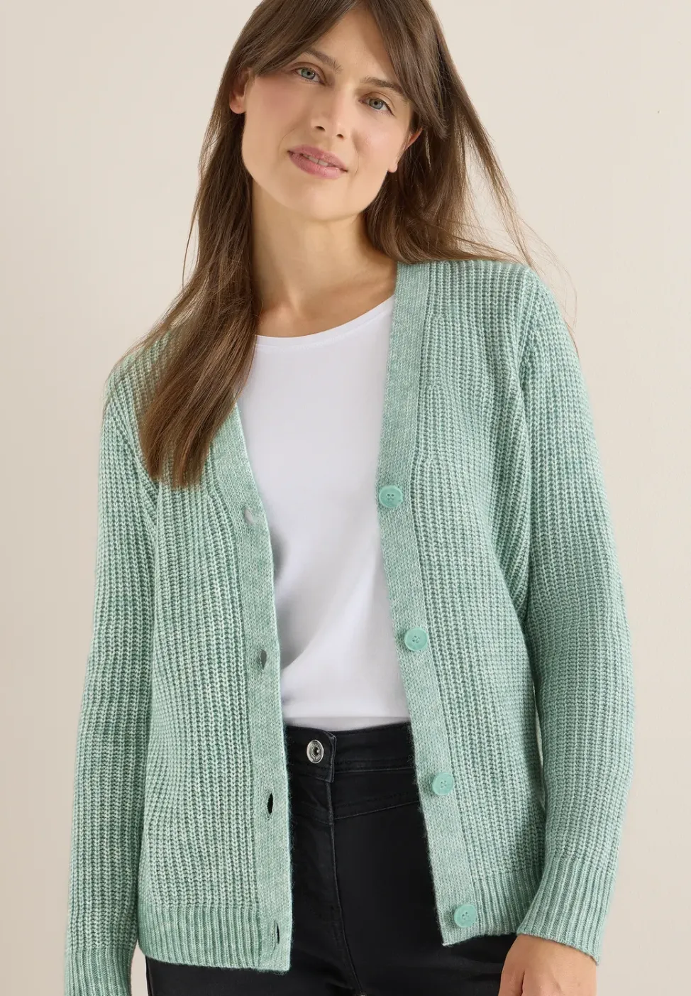 Grof gemêleerd vest