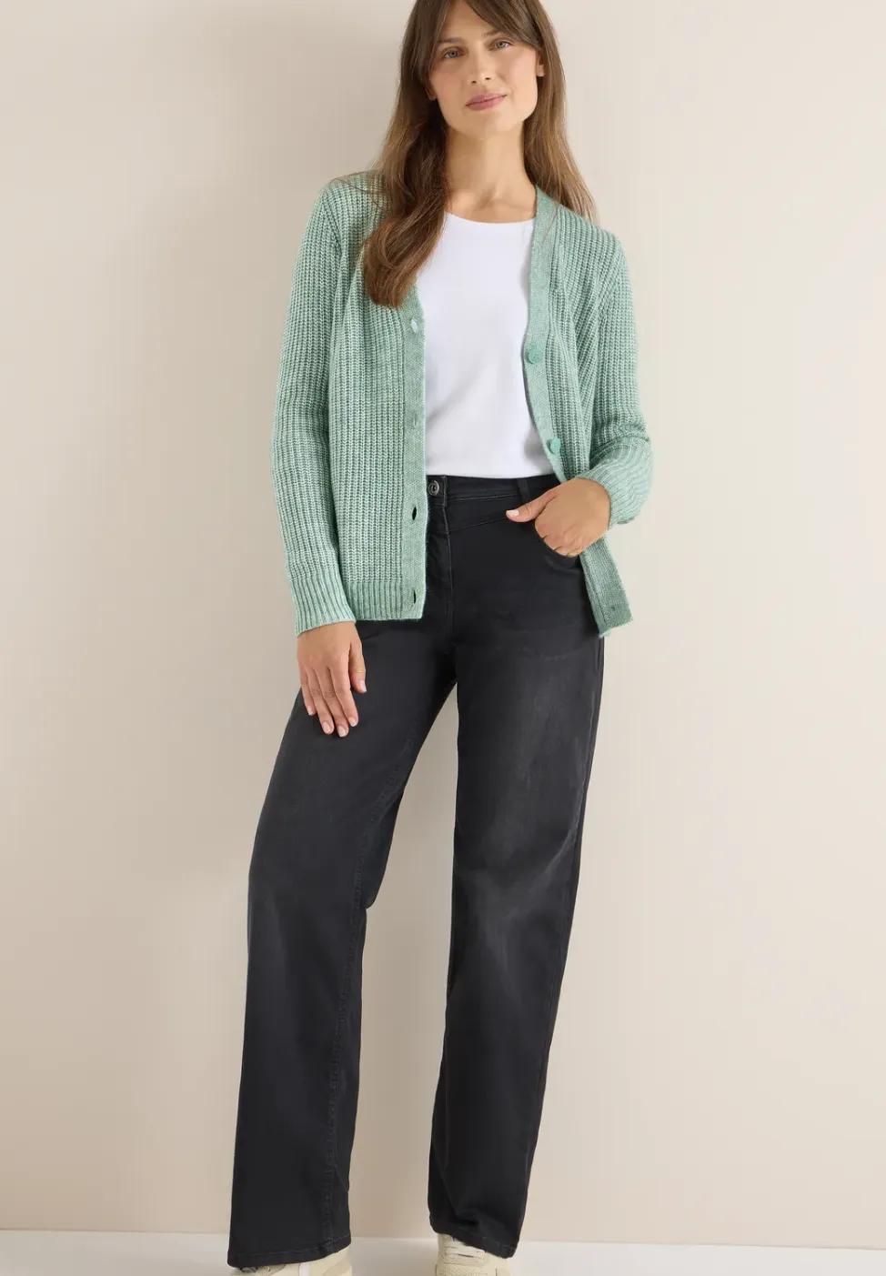 Grof gemêleerd vest