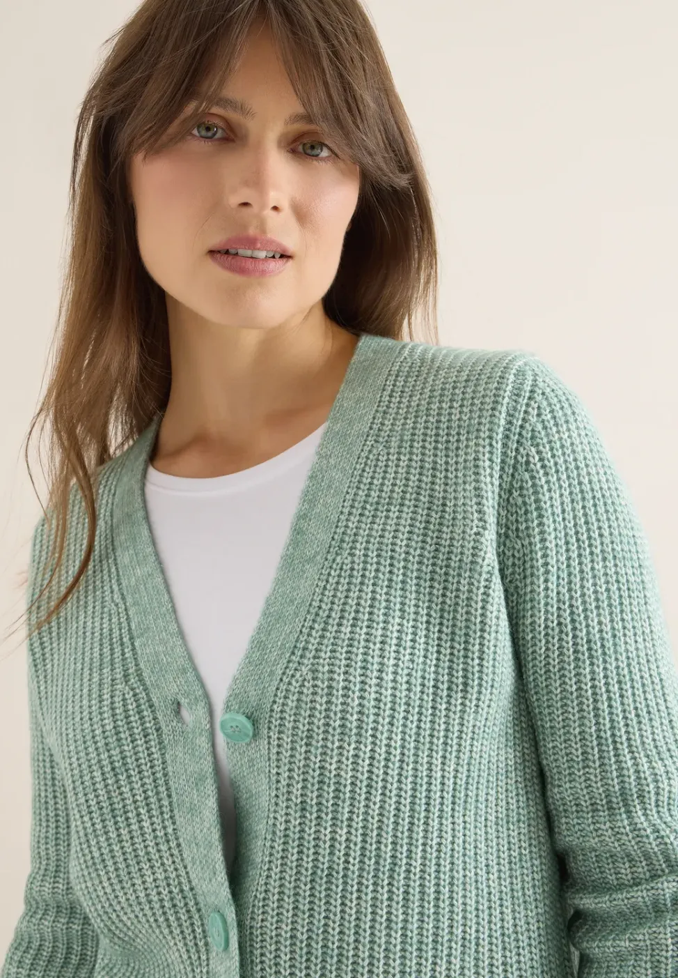 Grof gemêleerd vest