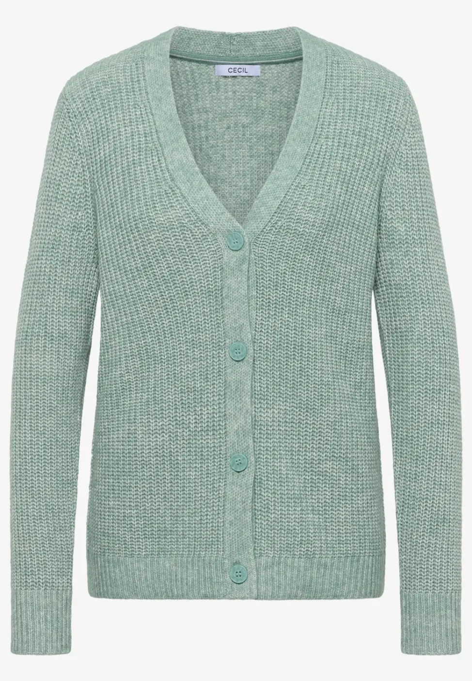 Grof gemêleerd vest