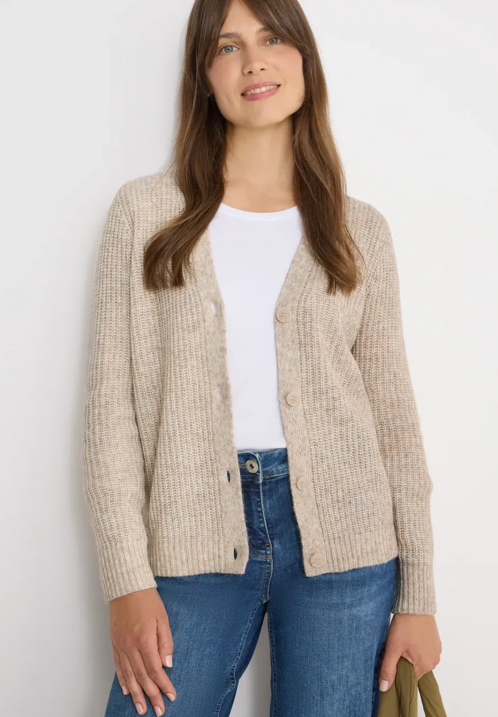 Grof gemêleerd vest