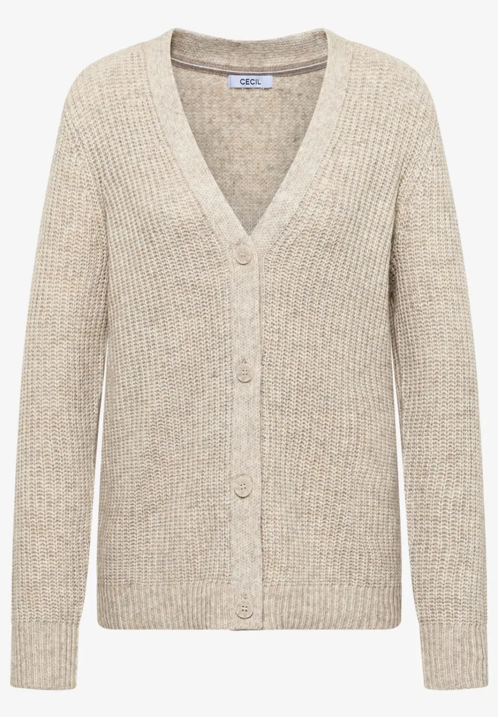 Grof gemêleerd vest