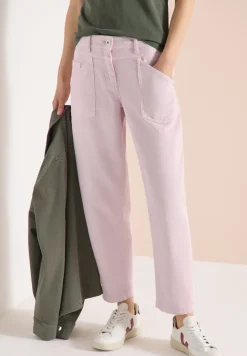 High Waist Barrel Leg Jeans in Loose Fit