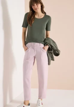 High Waist Barrel Leg Jeans in Loose Fit