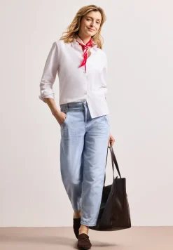 High Waist Barrel Leg Jeans in Loose Fit