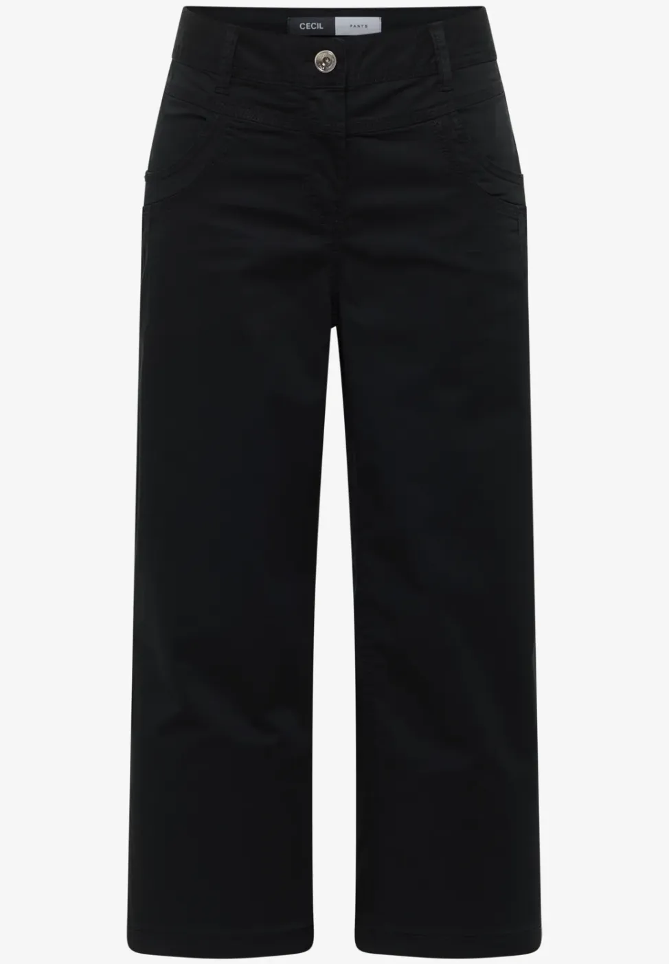 High Waist broek met uitlopende pijpen in Loose Fit