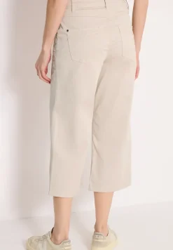 High Waist broek met uitlopende pijpen in Loose Fit