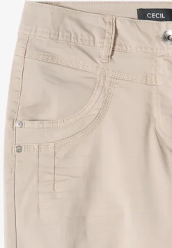 High Waist broek met uitlopende pijpen in Loose Fit