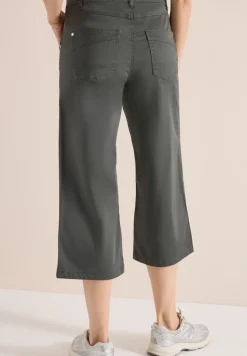 High Waist broek met uitlopende pijpen in Loose Fit
