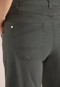 High Waist broek met uitlopende pijpen in Loose Fit