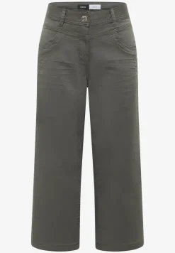 High Waist broek met uitlopende pijpen in Loose Fit