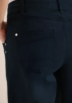 High Waist broek met uitlopende pijpen in Loose Fit