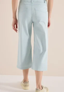 High Waist broek met uitlopende pijpen in Loose Fit