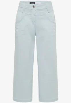 High Waist broek met uitlopende pijpen in Loose Fit