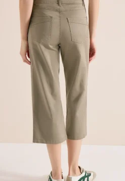 High Waist broek met uitlopende pijpen in Loose Fit