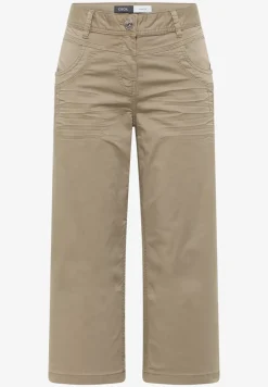 High Waist broek met uitlopende pijpen in Loose Fit