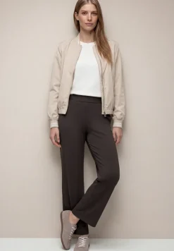 High Waist broek met wijde pijpen in Loose Fit