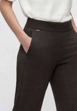 High Waist broek met wijde pijpen in Loose Fit