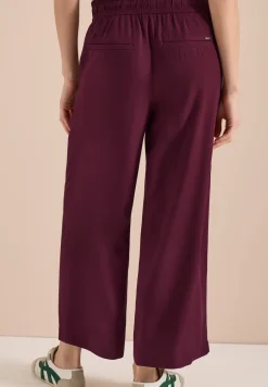 High Waist broek met wijde pijpen in Loose Fit